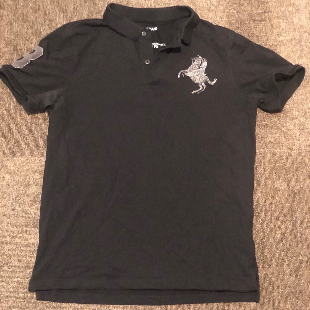 Men’s Black Polo T-Shirt